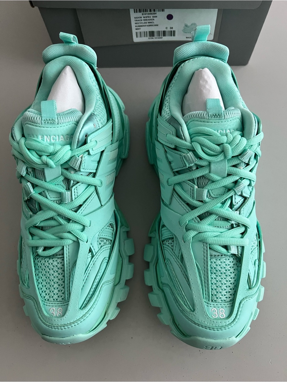Balenciaga Track Sneakers - Mint NEW EU38/US8